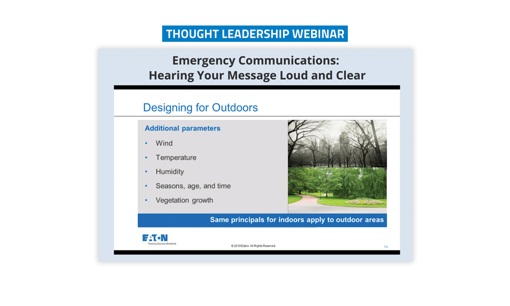 Campus Safety Webinars - Thought Leadership